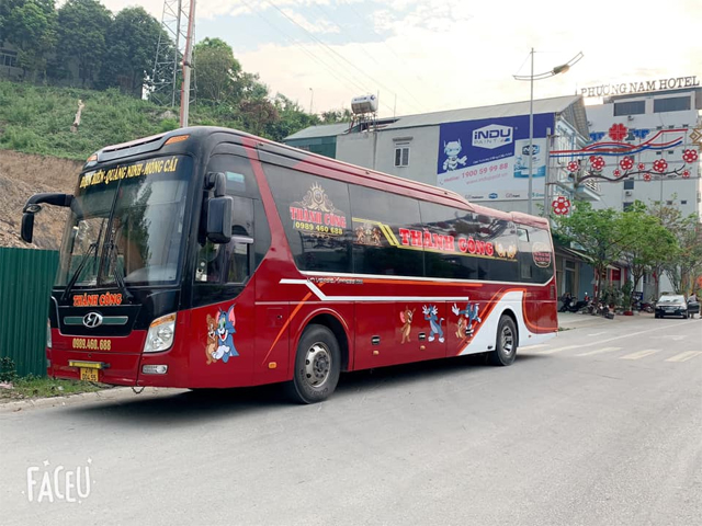 Xe Thành Công từ Quảng Ninh đi Điện Biên