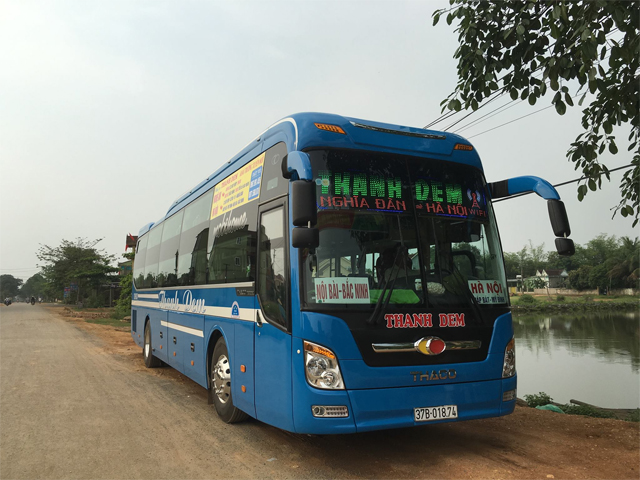 Xe Thanh Dem từ Nghệ An đi Hà Nội (Giáp Bát, Mỹ Đình)