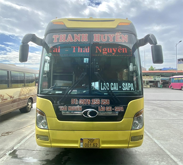 Xe Thanh Huyền từ Lào Cai đi Thái Nguyên