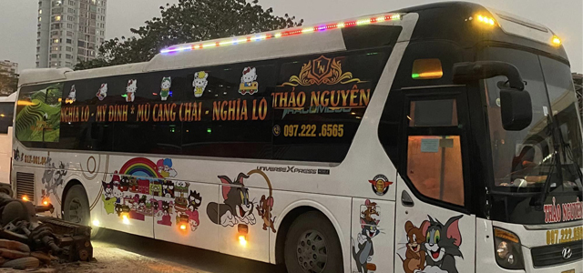 Xe Thảo Nguyên từ Hà Nội đi Yên Bái (Mù Cang Chải, Nghĩa Lộ)