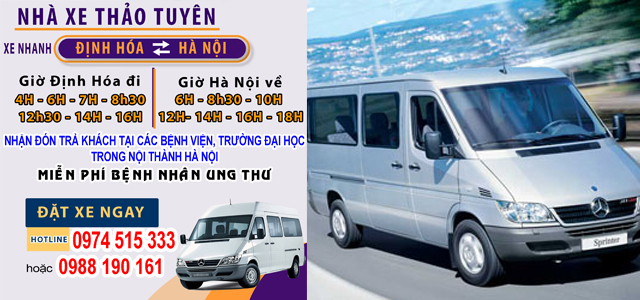 Nhà xe Thảo Tuyên Định Hóa Thá Nhà xe Thảo Tuyên Định Hóa Thá