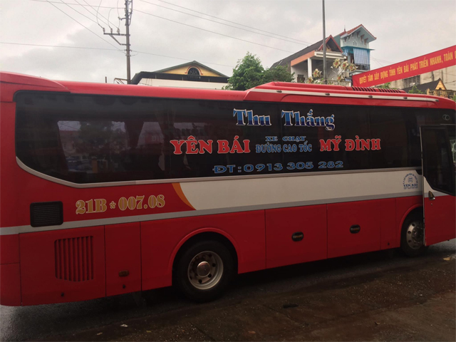 Xe Thu Thắng từ Yên Bái đi Hà Nội (Bx Mỹ Đình, Hoàng Mai, Cầu Giấy, Hoàn Kiếm, Sóc Sơn)