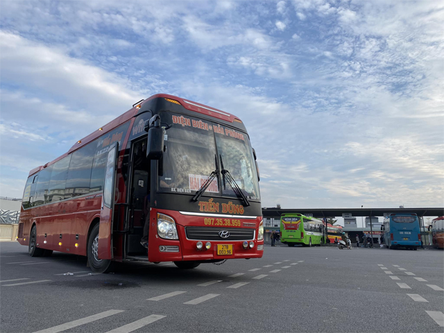Xe Tiến Dũng từ Hải Phòng đi Điện Biên