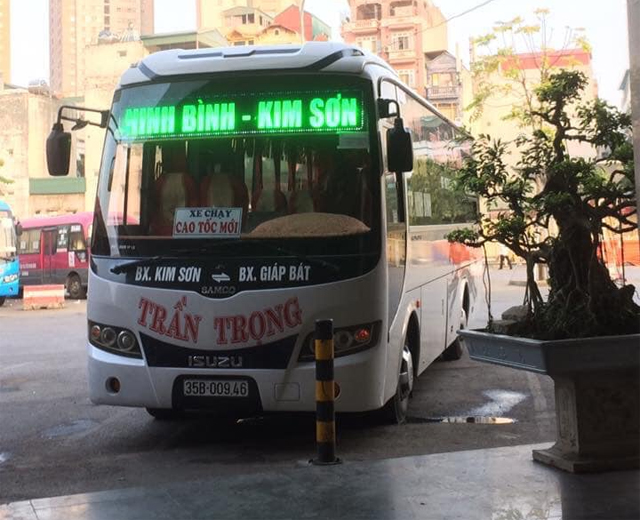 Xe Trần Trọng từ Hà Nội đi Ninh Bình (Kim Sơn, Yên Khánh)