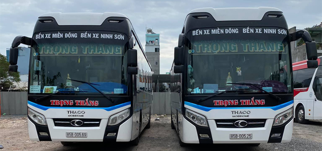 Xe Trọng Thắng từ Sài Gòn Tp.HCM đi Ninh Thuận (Phan Rang, Ninh Sơn, Sông Pha)