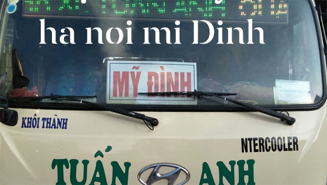 Xe Tuấn Anh từ Vĩnh Phúc đi Hà Nội (Mỹ Đình, Giáp Bát)