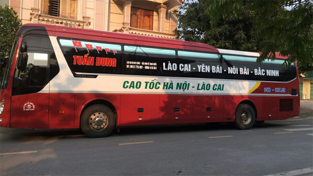 Xe Tuấn Dung từ Lào Cai đi Bắc Ninh