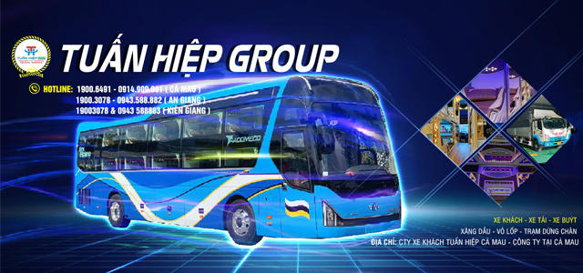 Hình ảnh xe Tuấn Hiệp Cà Mau - Đà Lạt