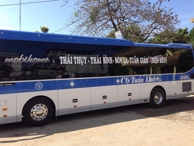 Xe Tuấn Linh từ Điện Biên đi Thái Bình (Thái Thụy, Chợ Lục)