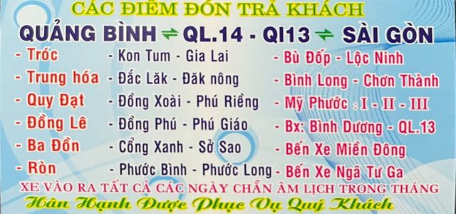 Tuấn Linh Quảng Bình - Sài Gòn