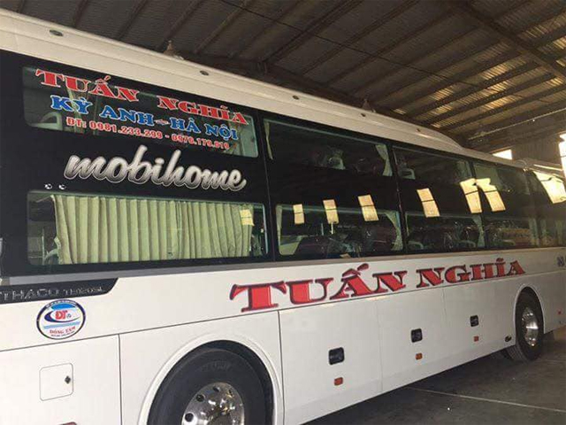 Xe Tuấn Nghĩa Limousine từ Hà Nội đi Hà Tĩnh (Kỳ Sơn, Kỳ Anh)