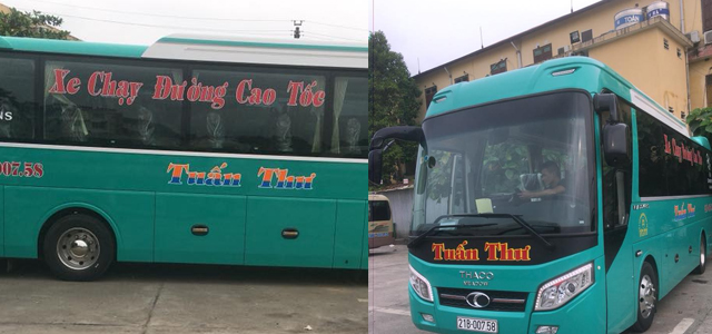 Xe Tuấn Thư từ Yên Bái đi Hà Nội (bến xe Mỹ Đình, Yên Nghĩa, Giáp Bát, Hoàng Mai)