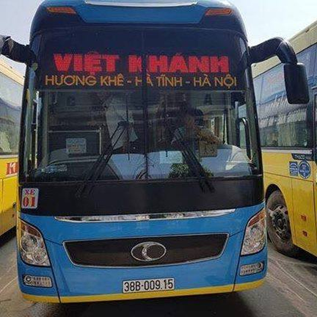 Xe Việt Khánh Limousine từ Hà Nội đi Hà Tĩnh (Can Lộc, Kỳ Anh, Hương Khê)