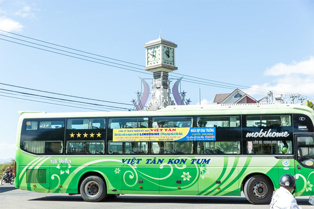 Xe Việt Tân Limousine từ Hà Nội đi Kon Tum Xe Việt Tân Limousine từ Hà Nội đi Kon Tum