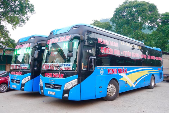 Xe Vinh Nhâm từ Tuyên Quang đi Hà Nội (Mỹ Đình, Giáp Bát)
