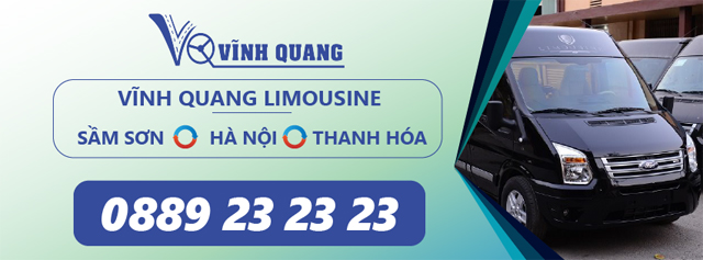 Xe Vĩnh Quang Limousine từ Hà Nội đi Thanh Hóa (Sầm Sơn, Quảng Xương, Triệu Sơn)