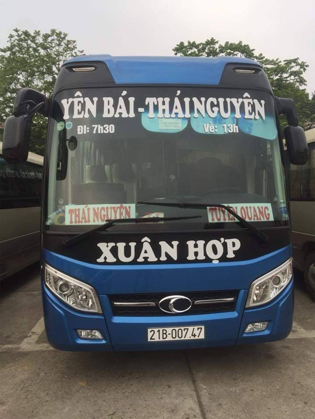 Xe Xuân Hợp từ Yên Bái đi Thái Nguyên