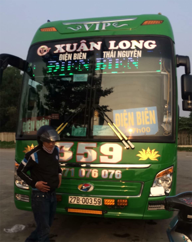 Xe Xuân Long từ Thái Nguyên đi Điện Biên